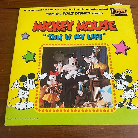 Other - Walt Disney “This Is My Life” Mickey Mouse Vinyl Record